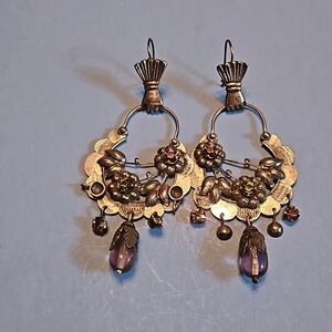 Extreme sterling silver earrings